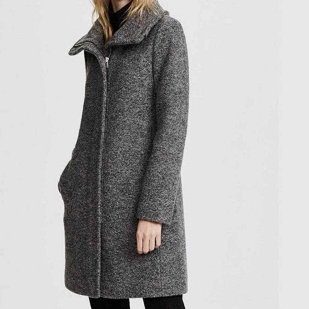 Club Monaco Charcoal Grey Wool Coat